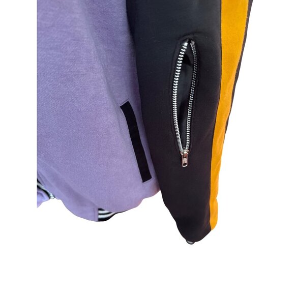 TKS Apparel Bomber Varsity Jacket Men's L Octopus Cotton Hip Hop Streetwear - Picture 8 of 14